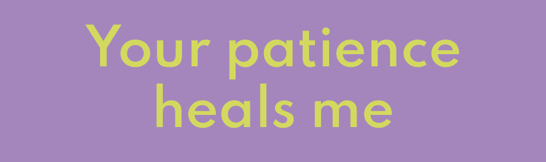 Your patience heals me - Hoodies & sweatshirts