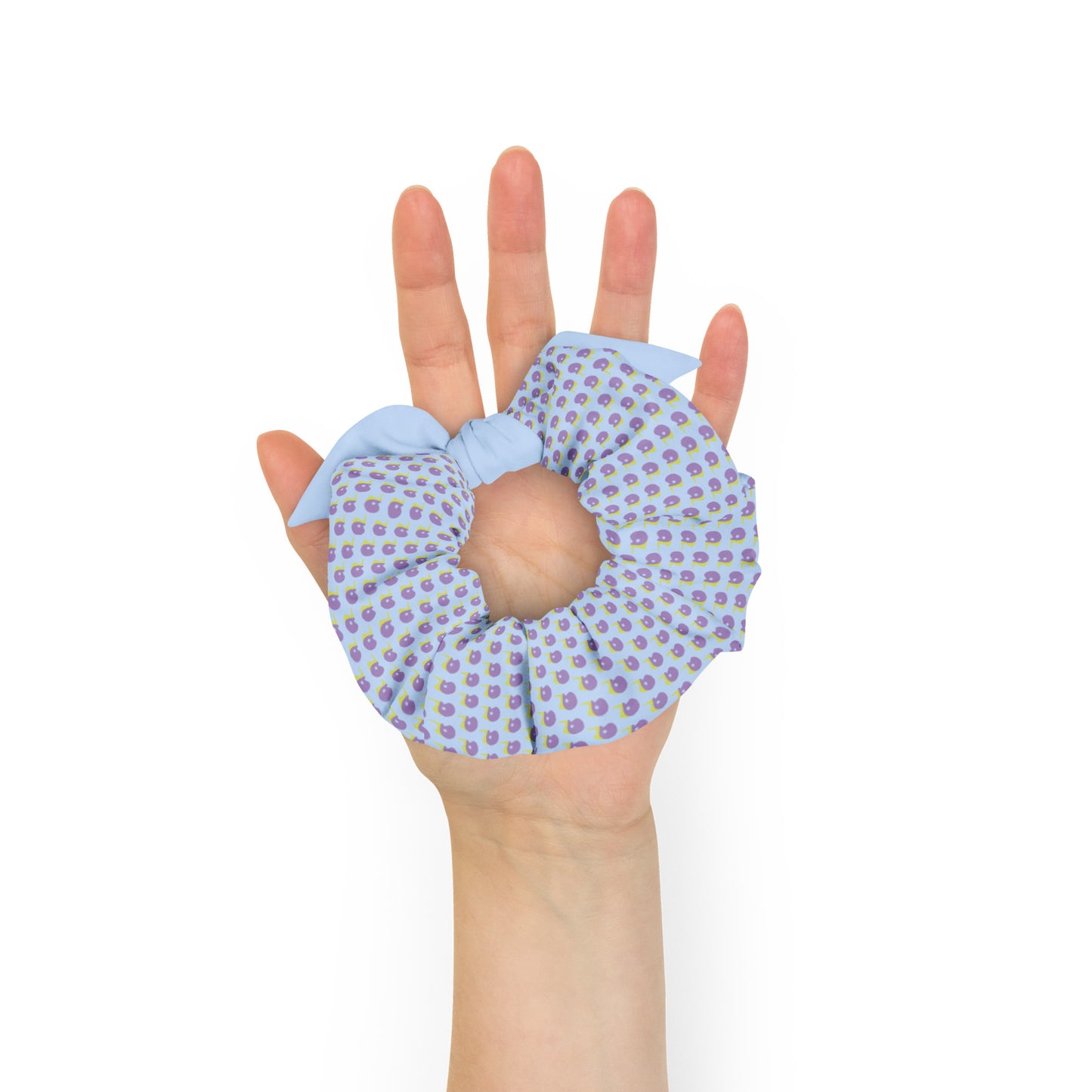 Hawkes Blue AZ Scrunchie with Logo