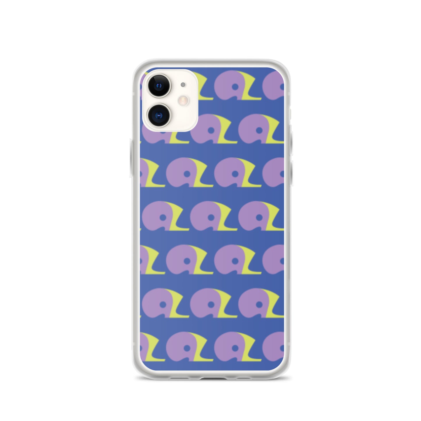Mariner Blue AZ Clear Case for iPhone with Logo