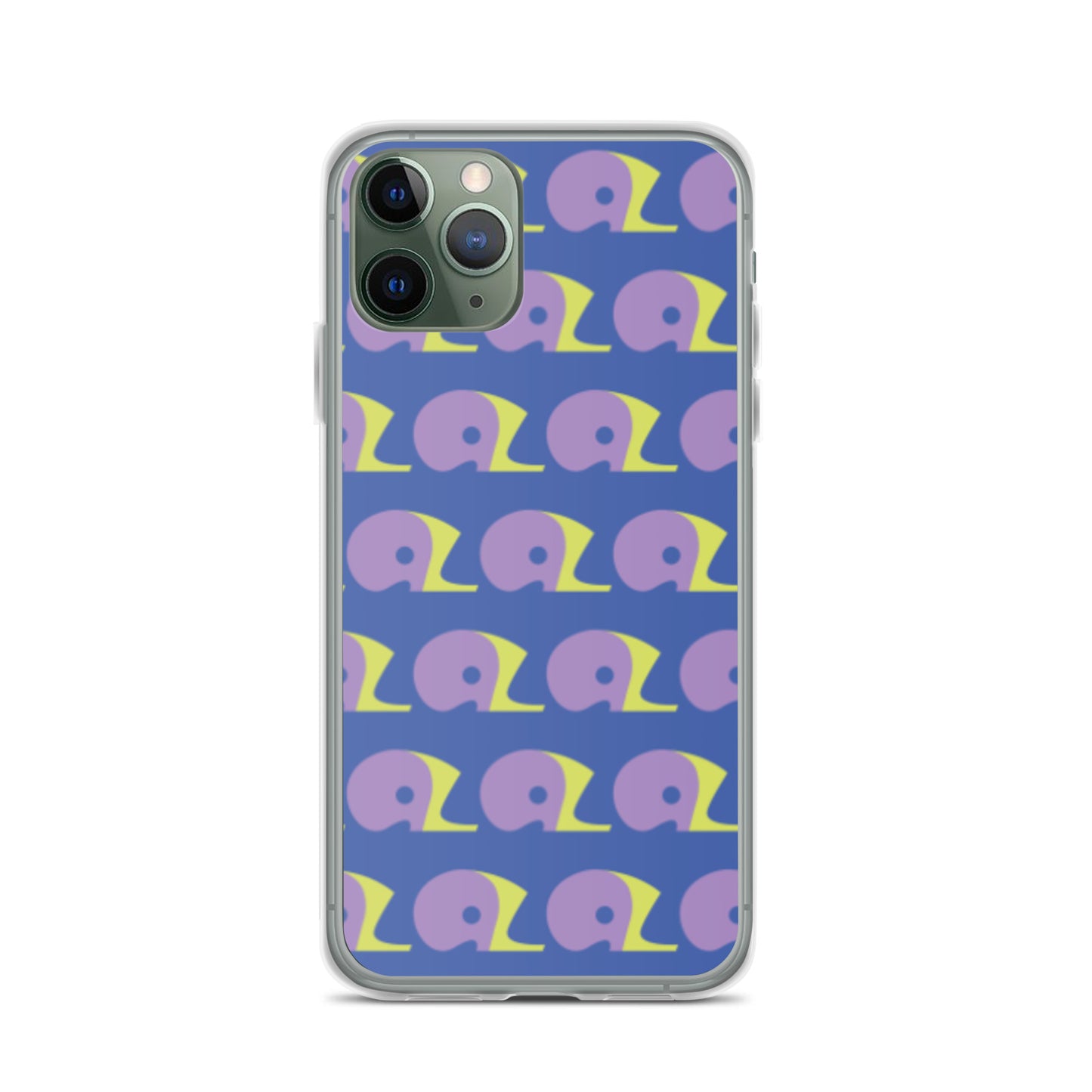 Mariner Blue AZ Clear Case for iPhone with Logo