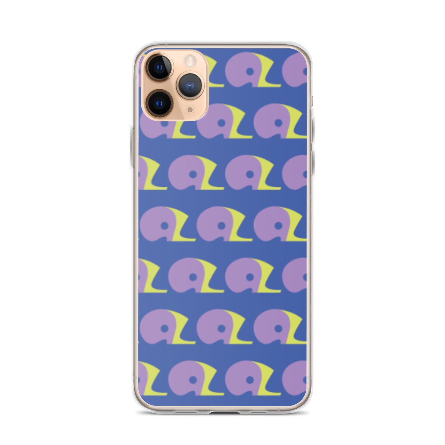 Mariner Blue AZ Clear Case for iPhone with Logo
