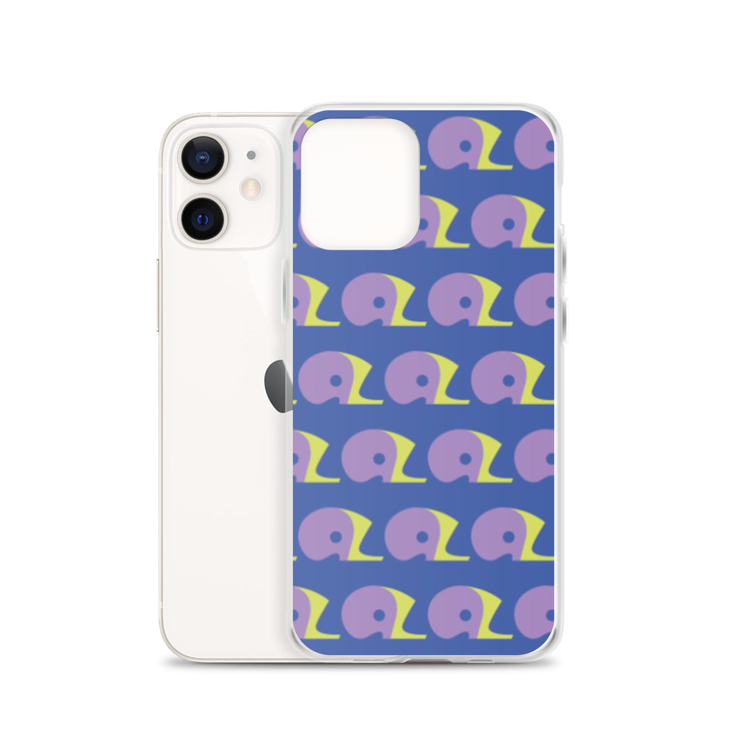 Mariner Blue AZ Clear Case for iPhone with Logo