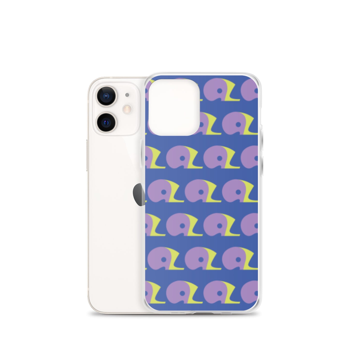 Mariner Blue AZ Clear Case for iPhone with Logo