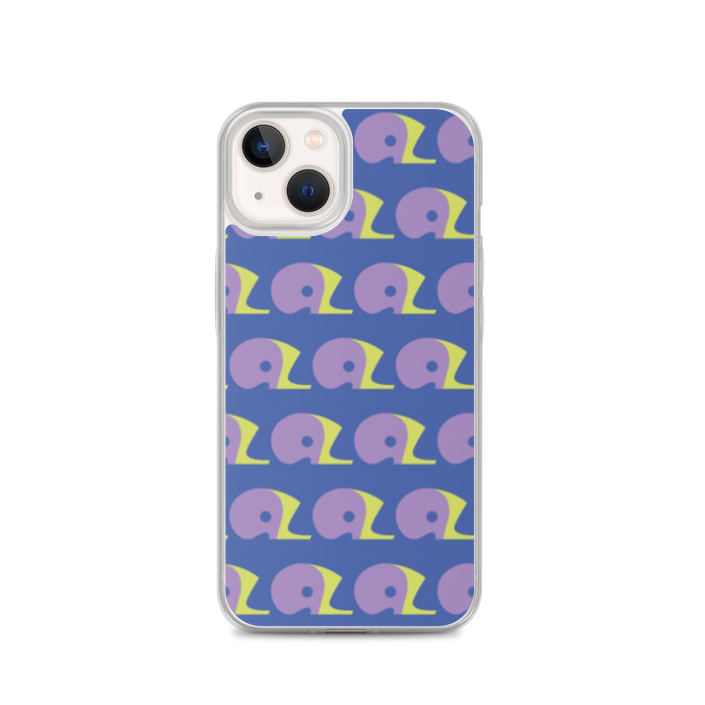 Mariner Blue AZ Clear Case for iPhone with Logo