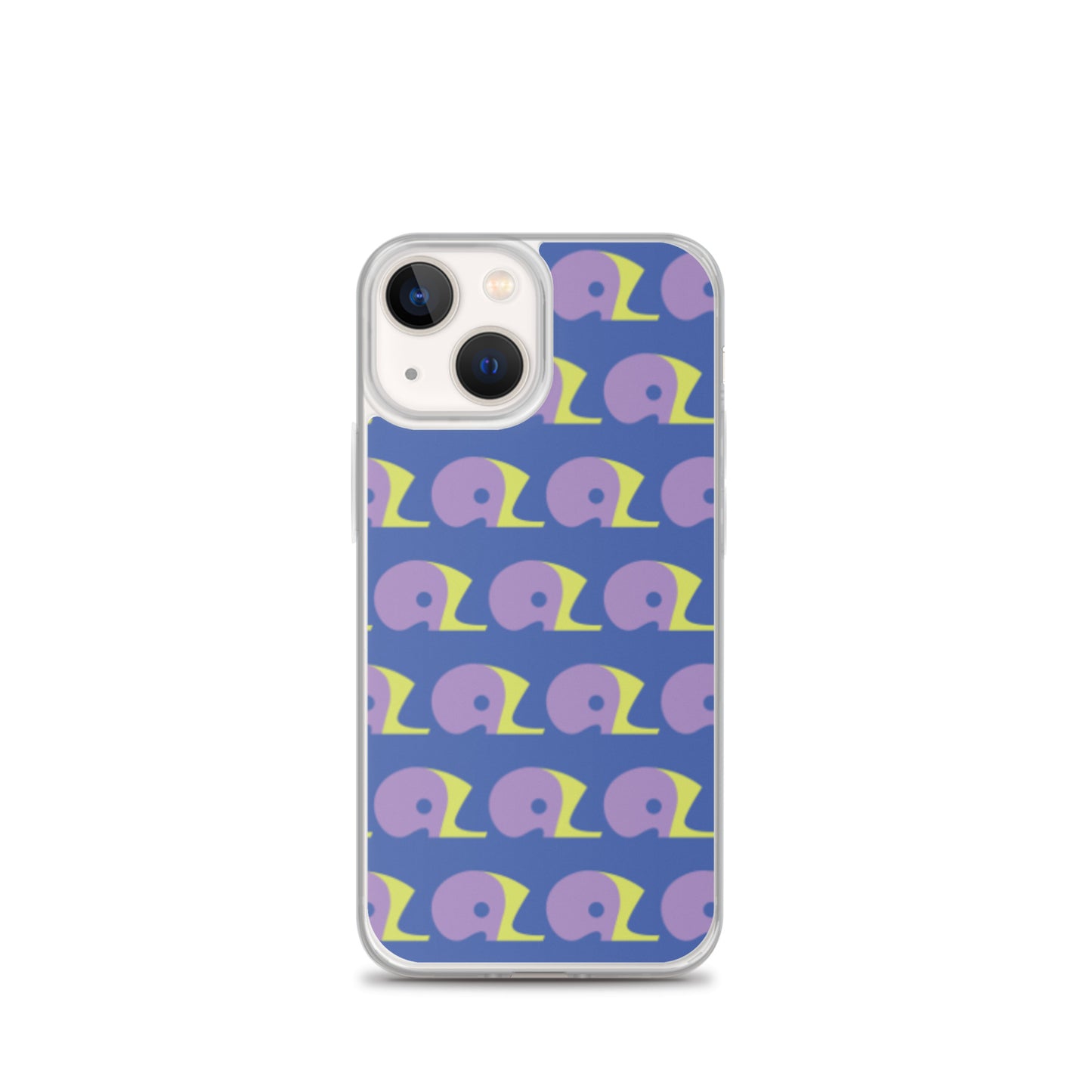Mariner Blue AZ Clear Case for iPhone with Logo