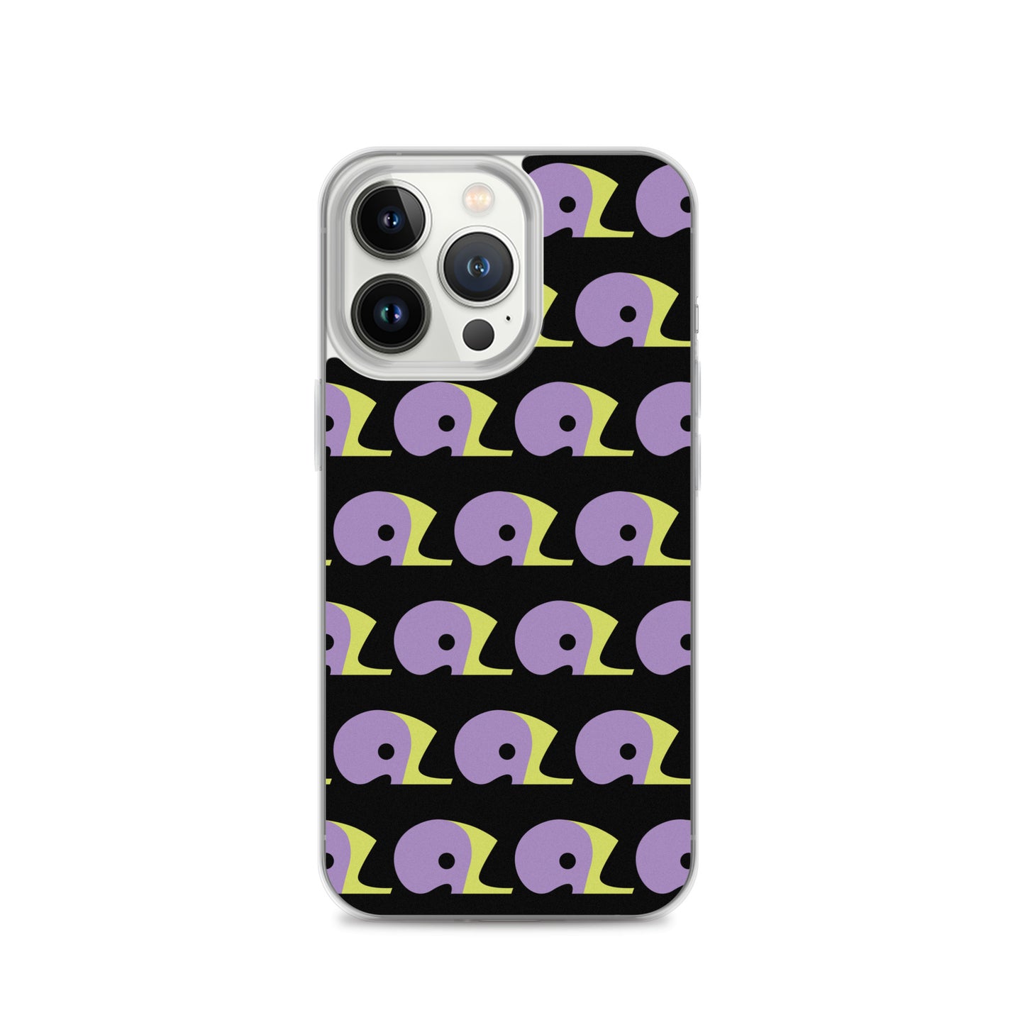 Black AZ Clear Case for iPhone with Logo