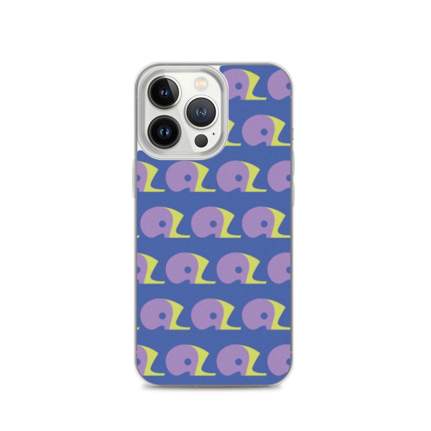 Mariner Blue AZ Clear Case for iPhone with Logo