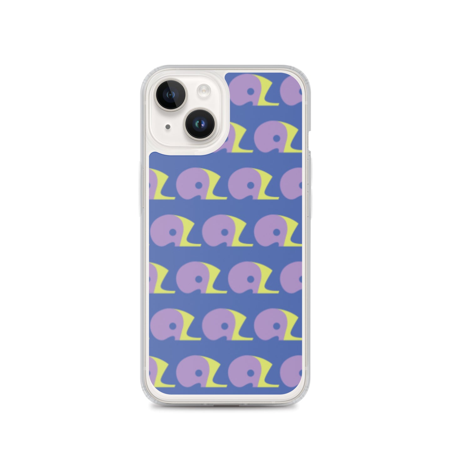 Mariner Blue AZ Clear Case for iPhone with Logo