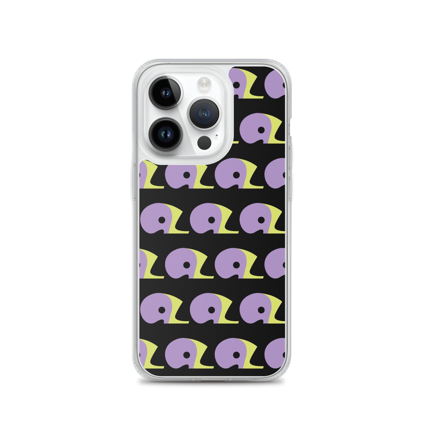 Black AZ Clear Case for iPhone with Logo