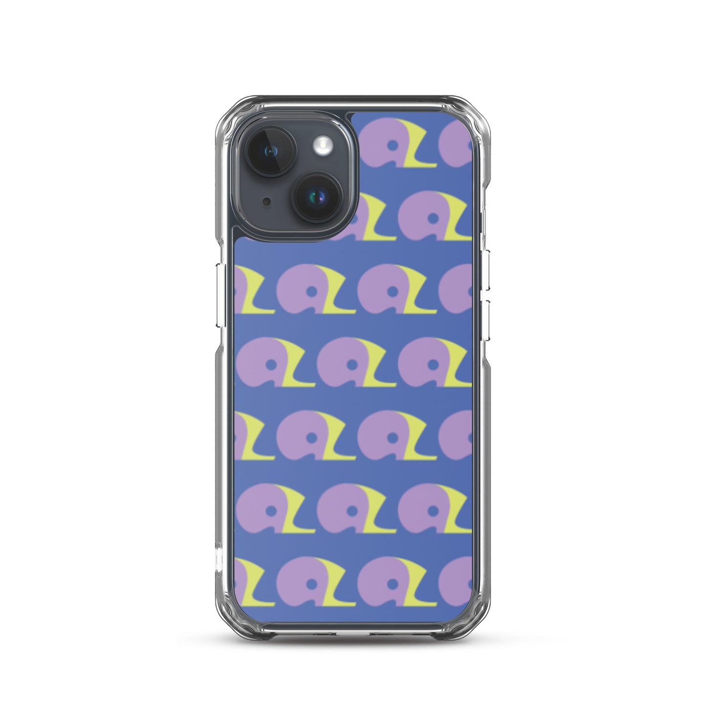 Mariner Blue AZ Clear Case for iPhone with Logo