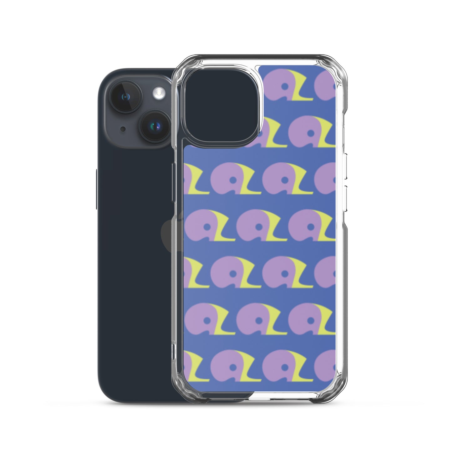 Mariner Blue AZ Clear Case for iPhone with Logo
