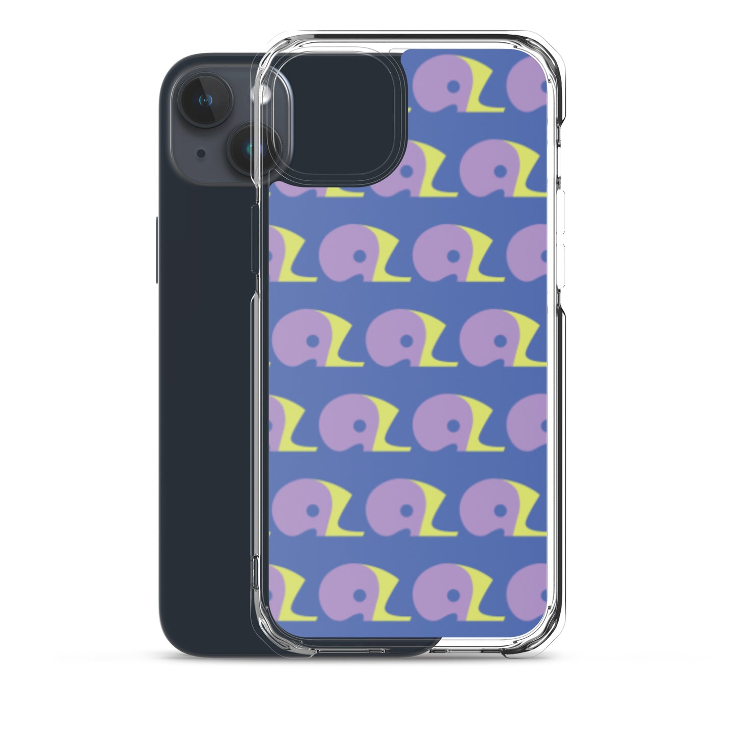 Mariner Blue AZ Clear Case for iPhone with Logo