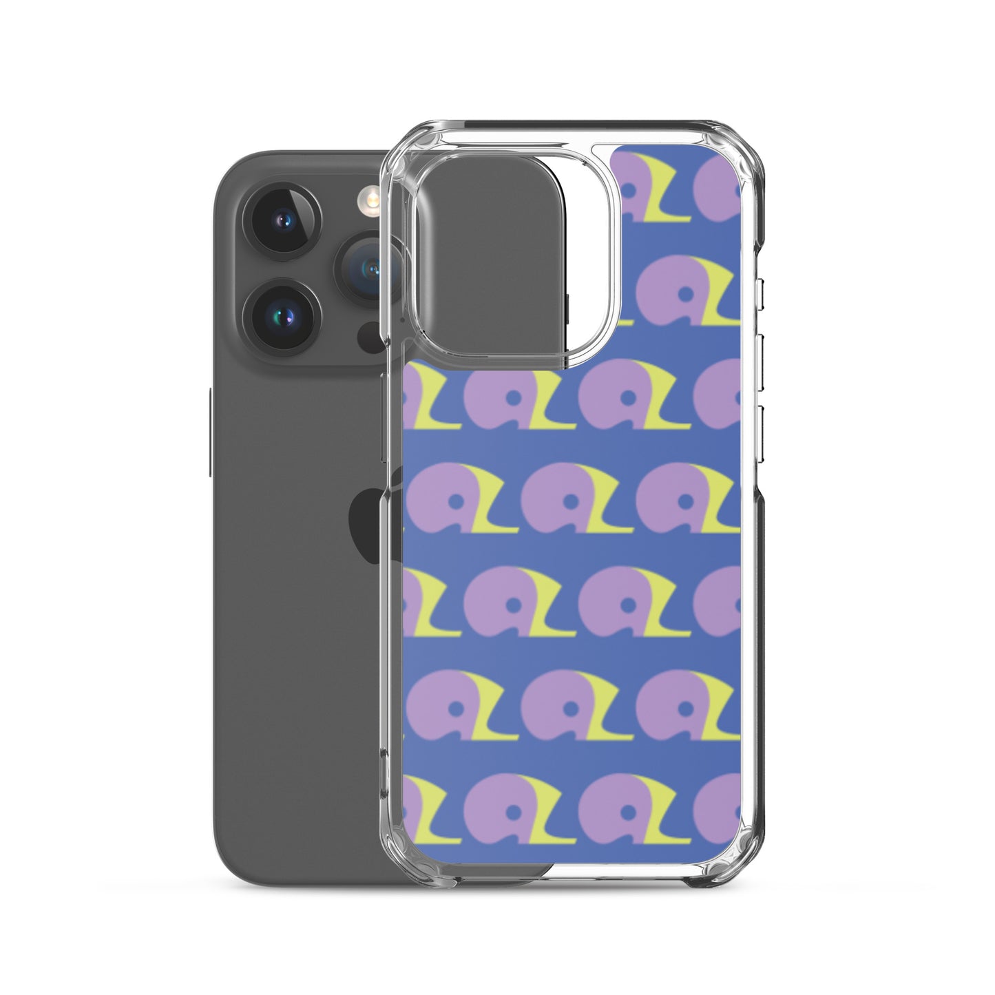 Mariner Blue AZ Clear Case for iPhone with Logo