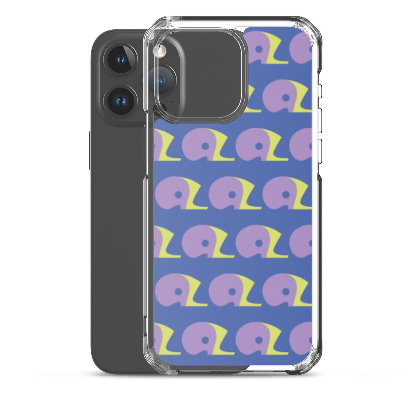 Mariner Blue AZ Clear Case for iPhone with Logo
