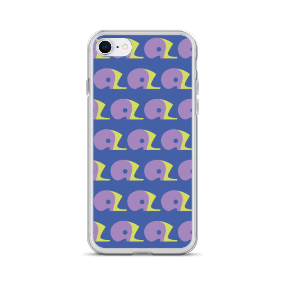Mariner Blue AZ Clear Case for iPhone with Logo