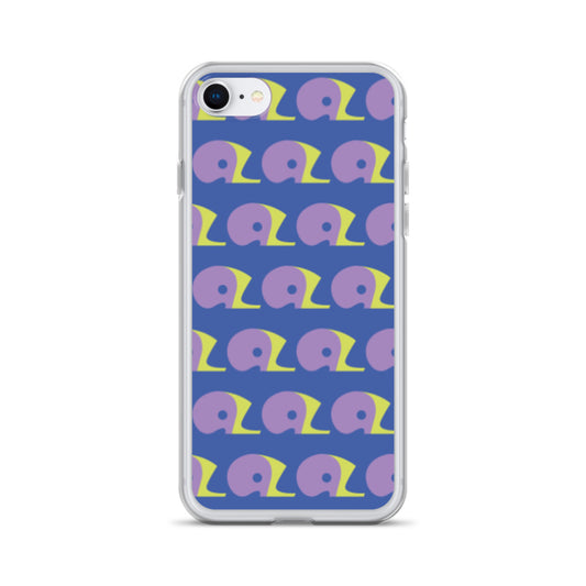 Mariner Blue AZ Clear Case for iPhone with Logo