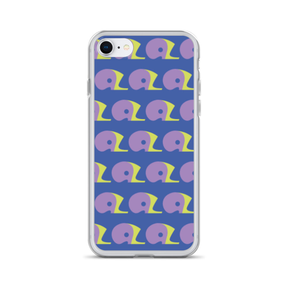Mariner Blue AZ Clear Case for iPhone with Logo