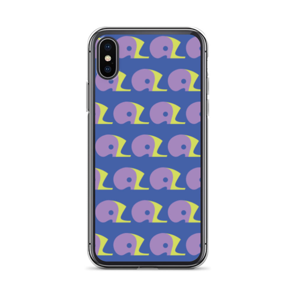 Mariner Blue AZ Clear Case for iPhone with Logo