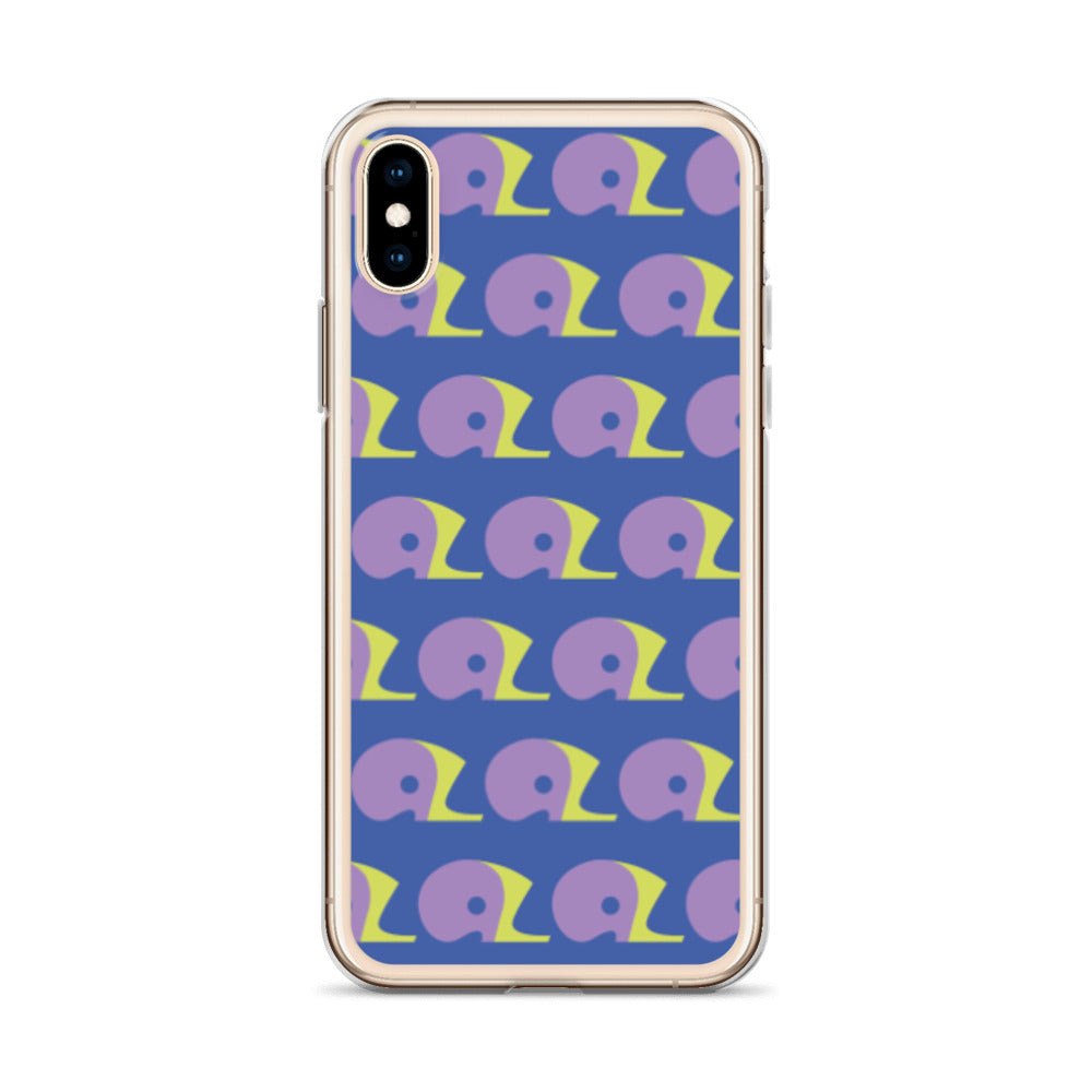 Mariner Blue AZ Clear Case for iPhone with Logo