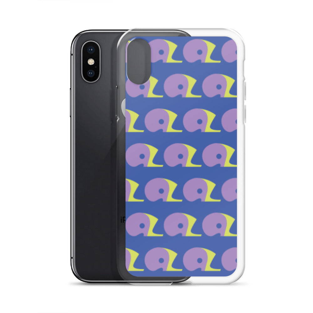 Mariner Blue AZ Clear Case for iPhone with Logo