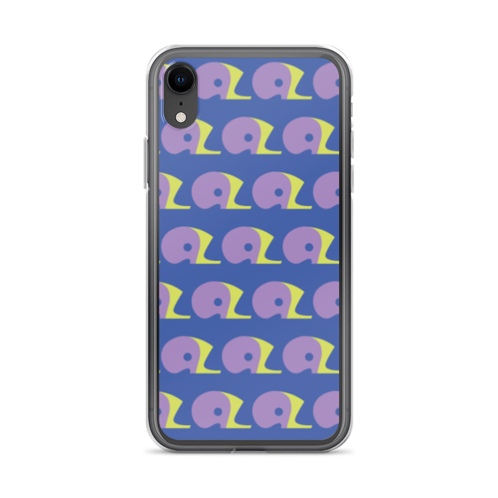 Mariner Blue AZ Clear Case for iPhone with Logo