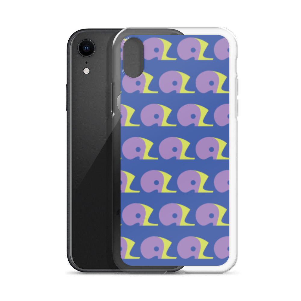 Mariner Blue AZ Clear Case for iPhone with Logo