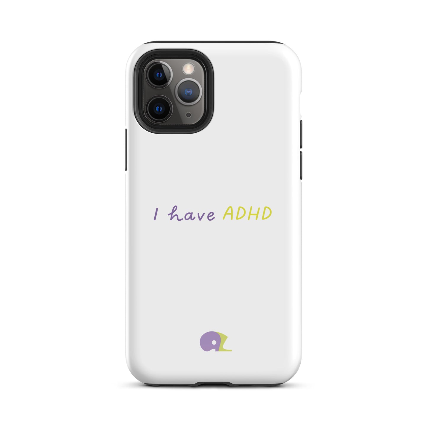 White glossy AZ Tough Case for iPhone