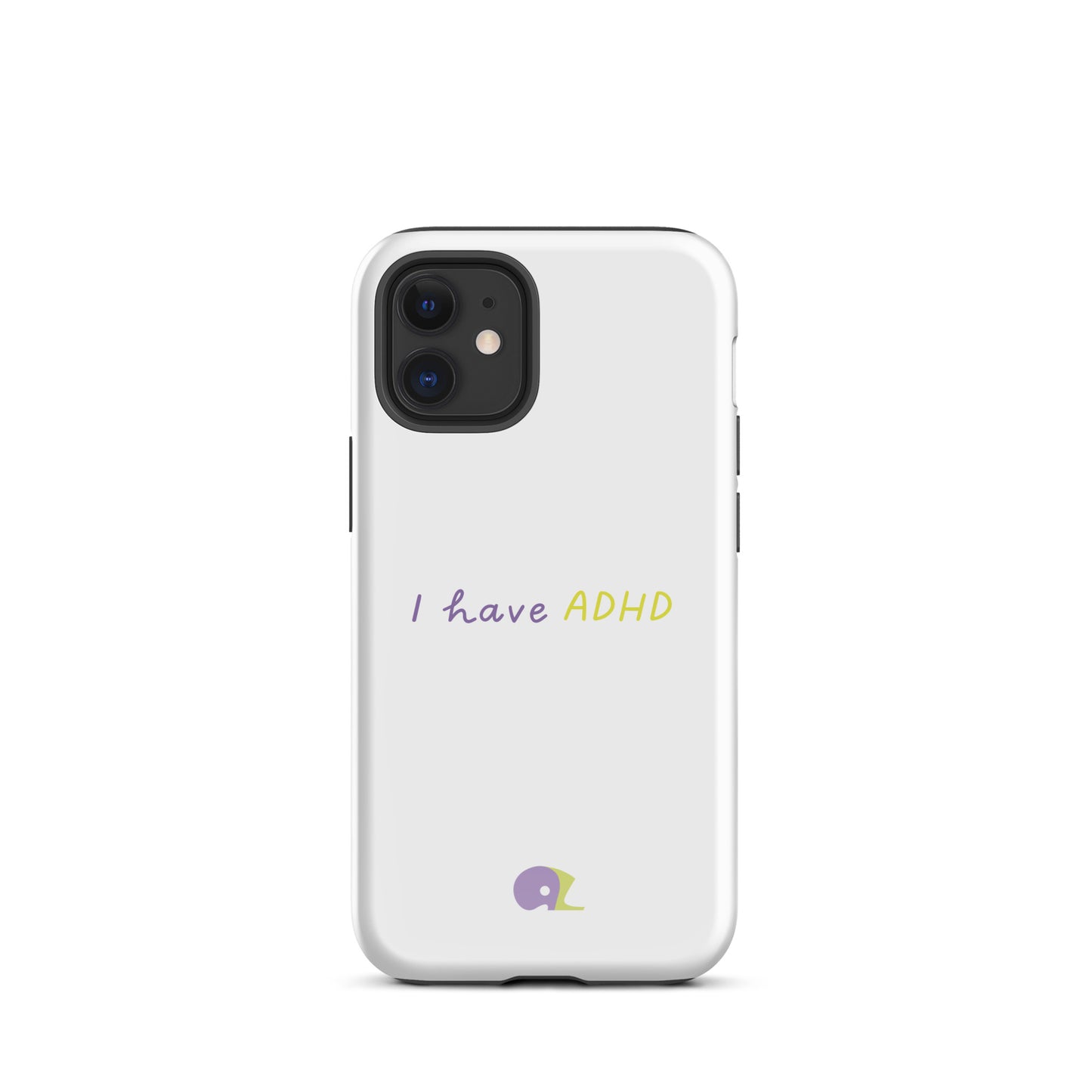 White glossy AZ Tough Case for iPhone