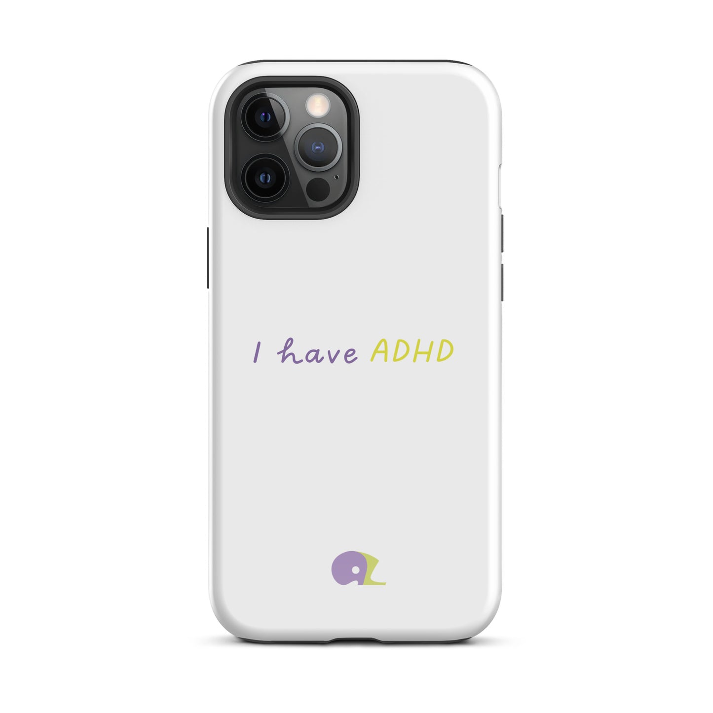 White glossy AZ Tough Case for iPhone