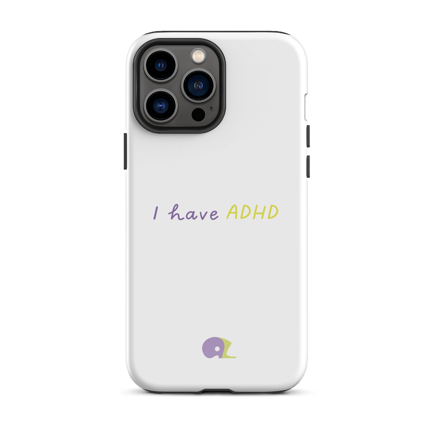 White glossy AZ Tough Case for iPhone