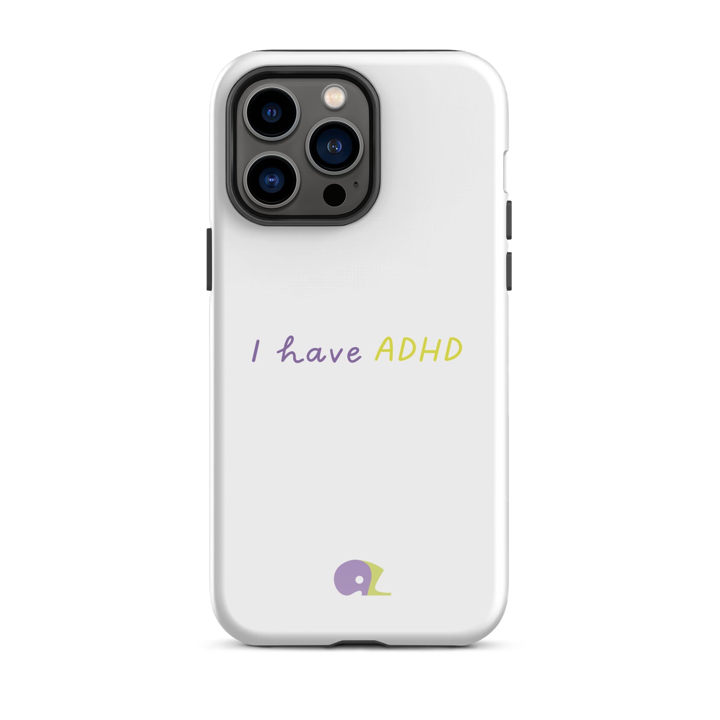 White glossy AZ Tough Case for iPhone