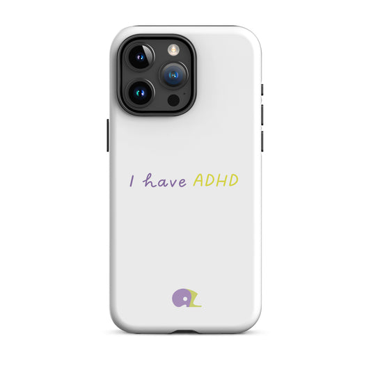 White glossy AZ Tough Case for iPhone