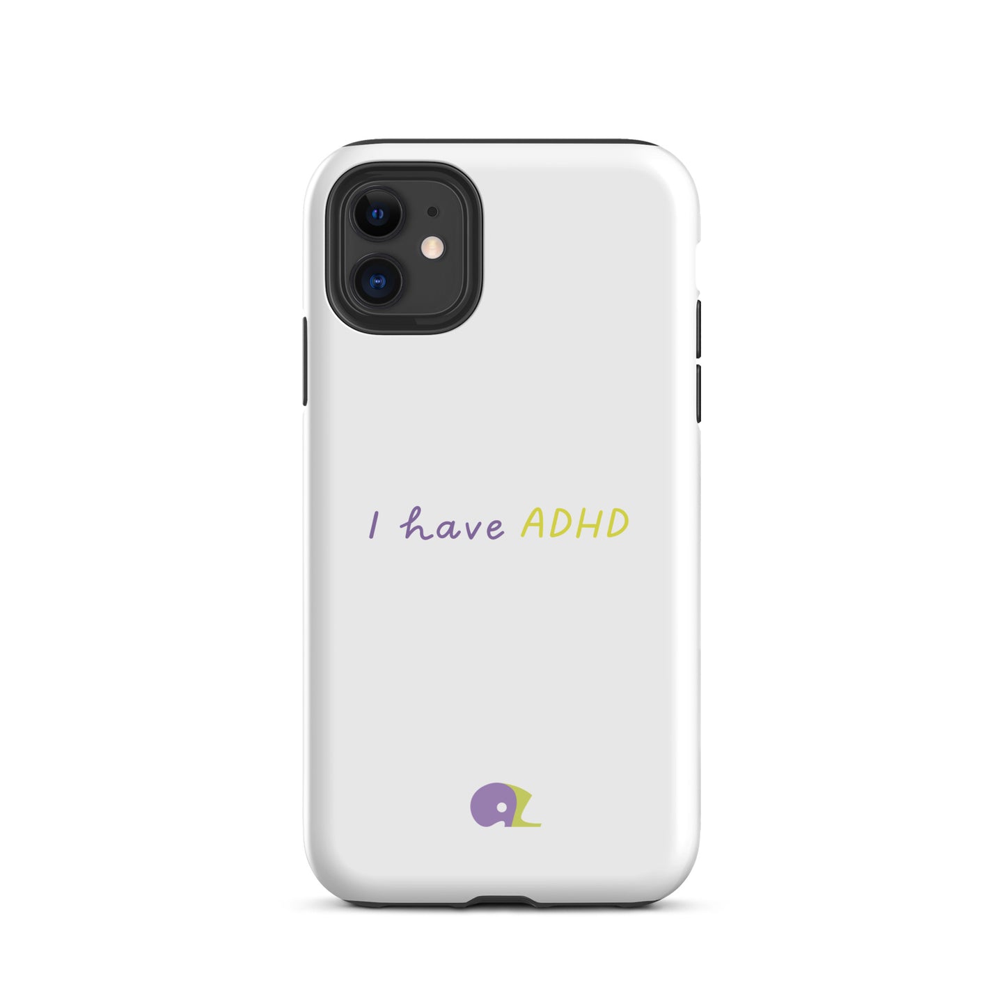 White matte AZ Tough Case for iPhone
