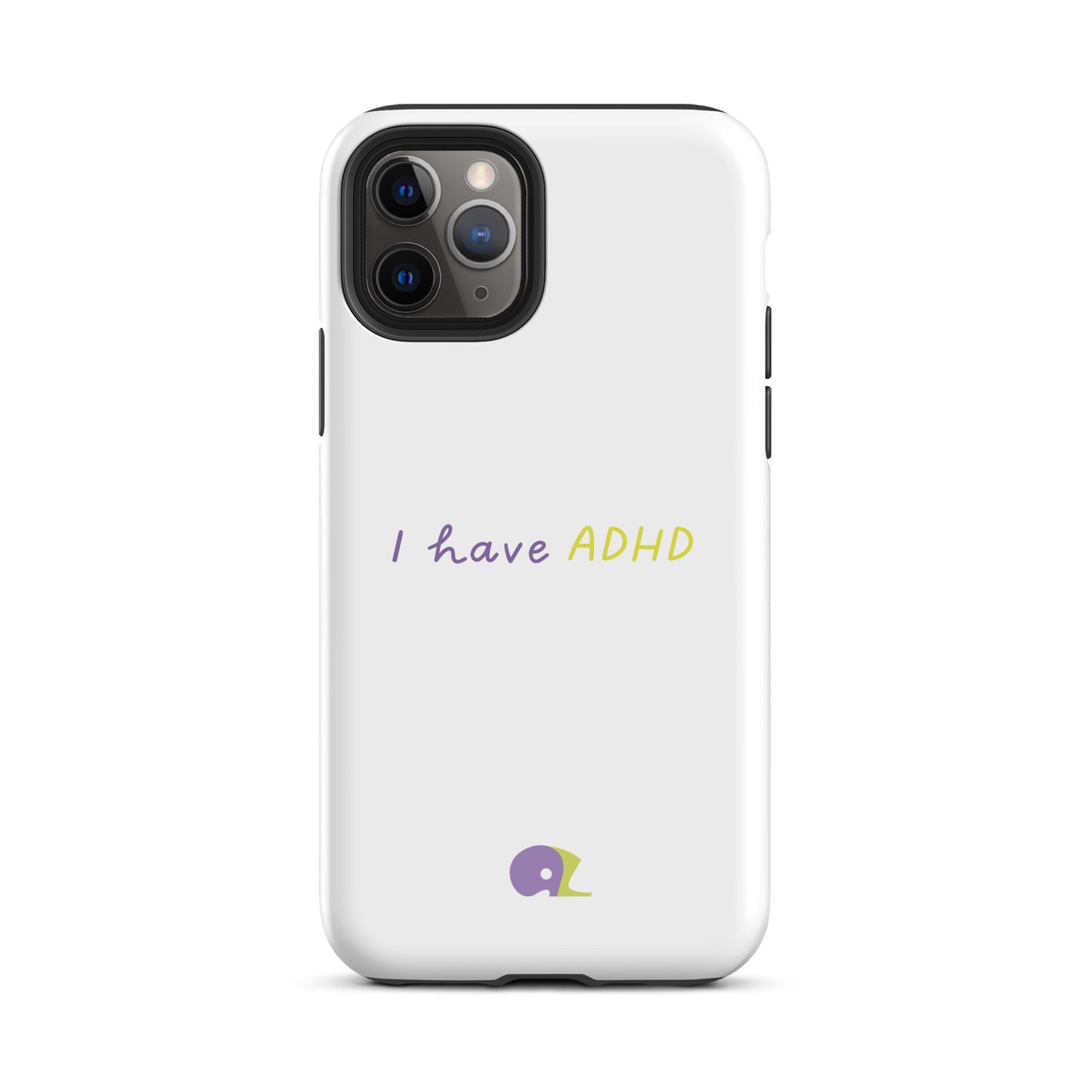 White matte AZ Tough Case for iPhone