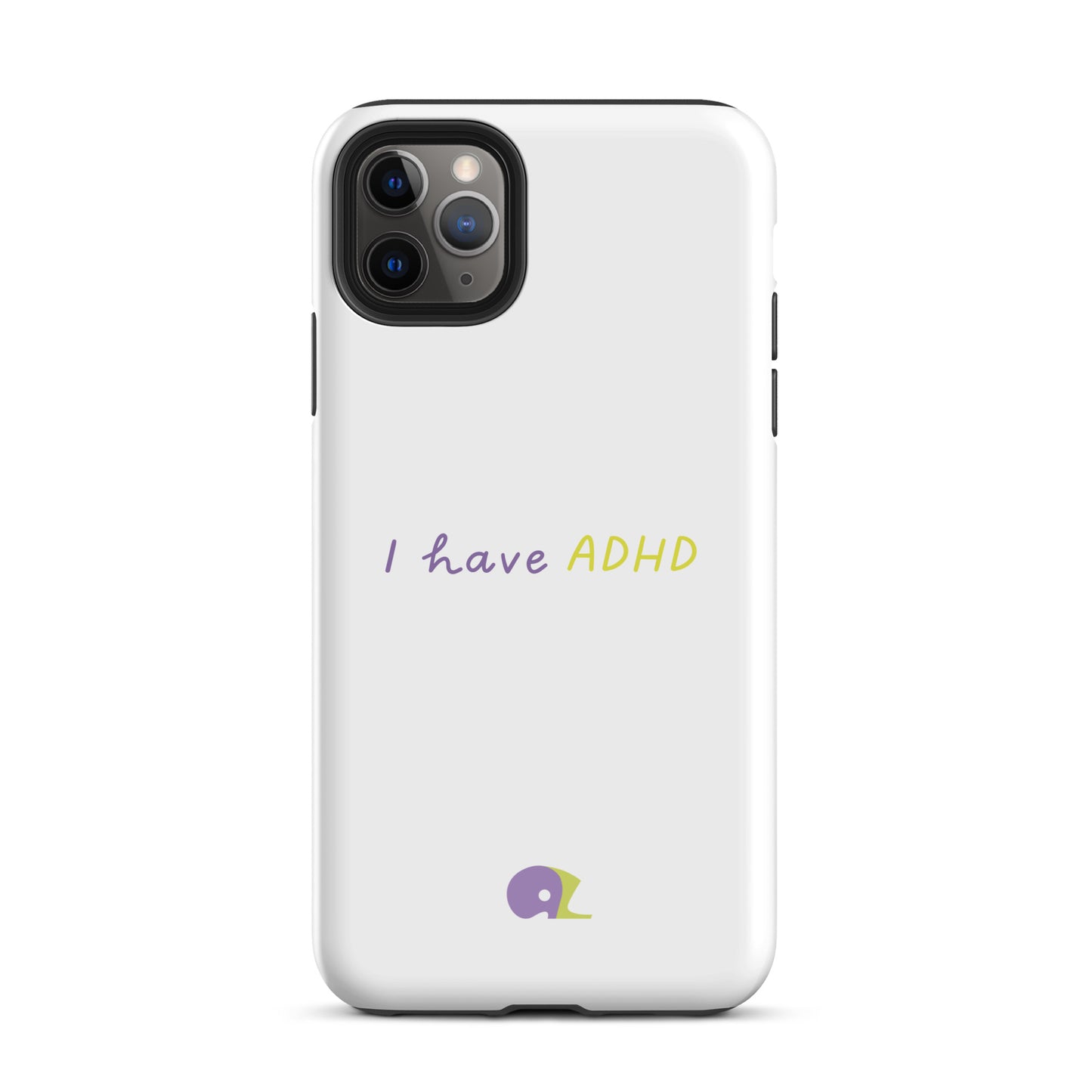 White matte AZ Tough Case for iPhone