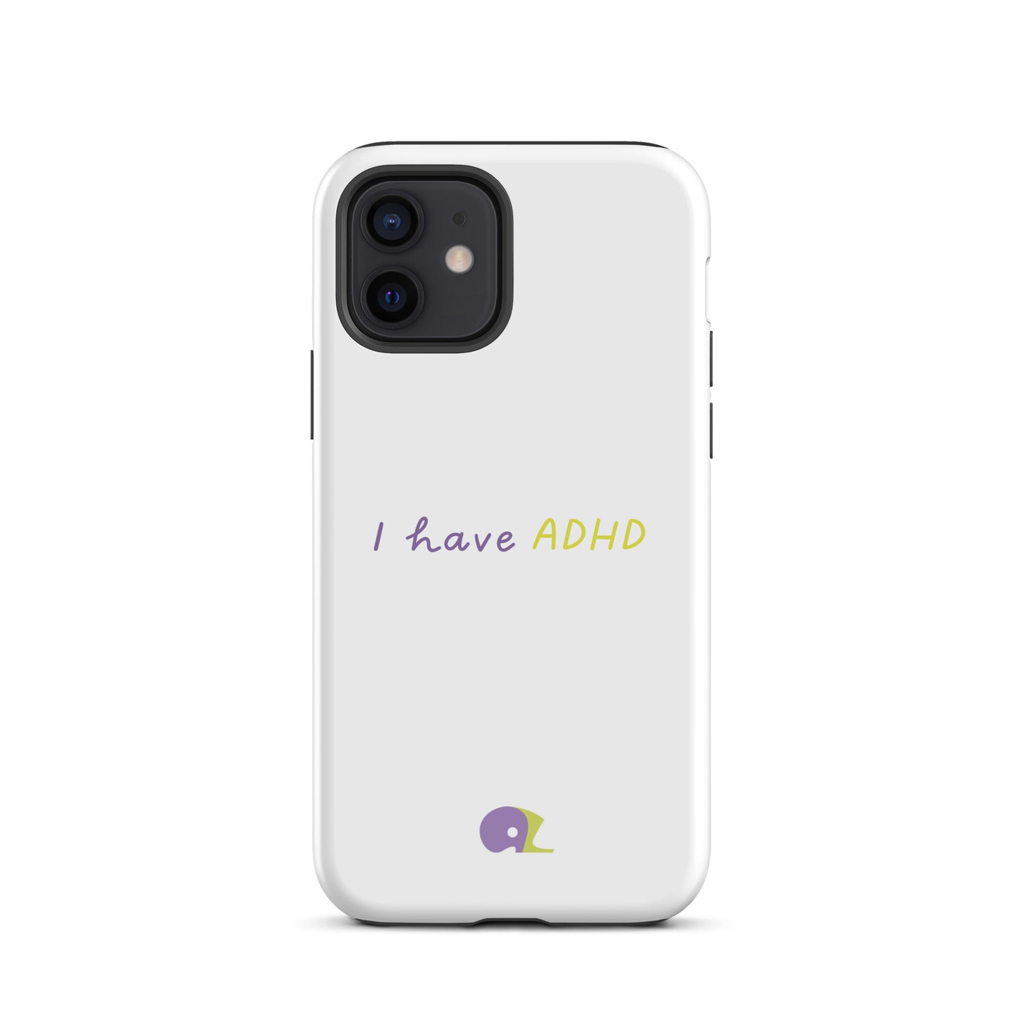 White matte AZ Tough Case for iPhone