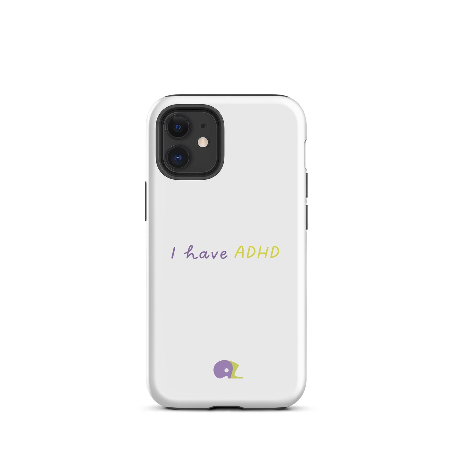 White matte AZ Tough Case for iPhone