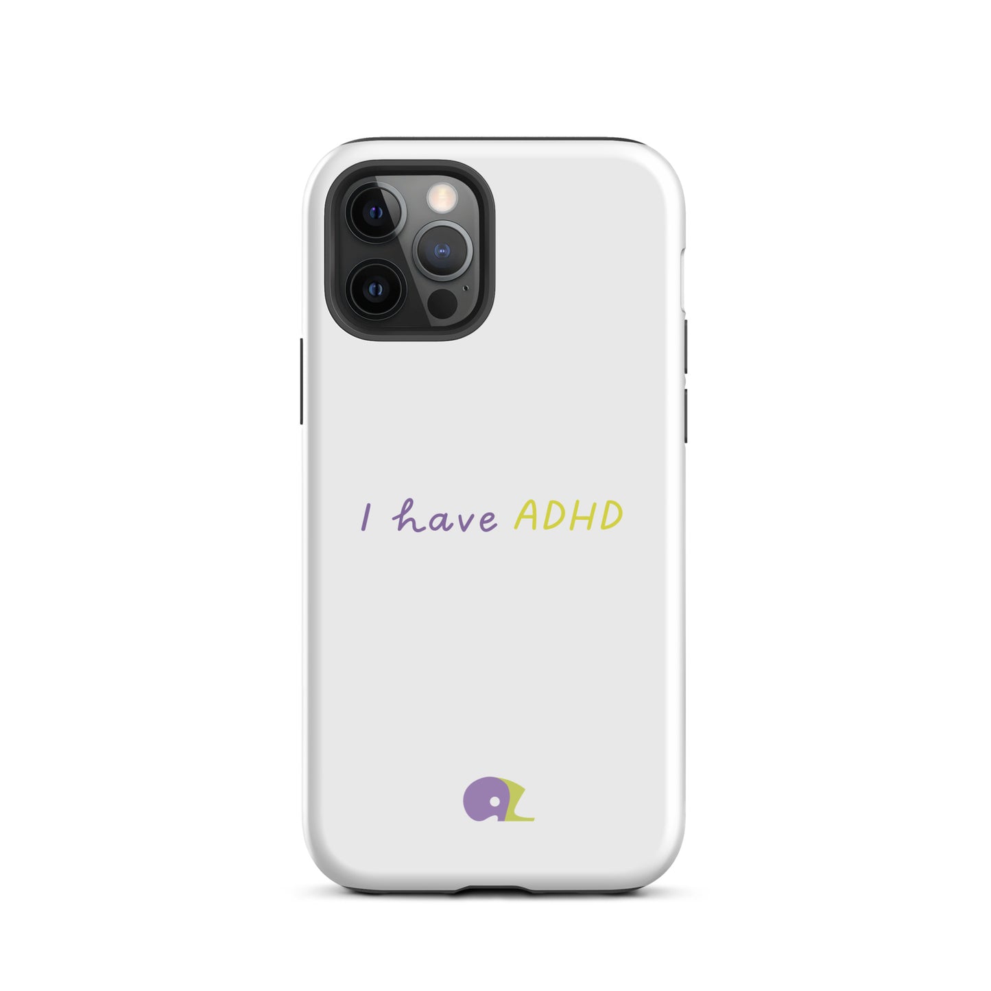 White matte AZ Tough Case for iPhone