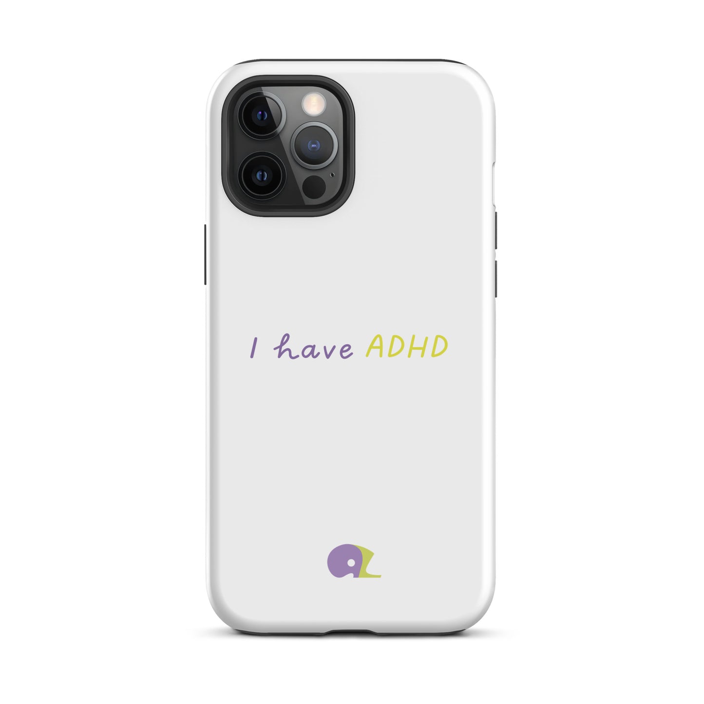 White matte AZ Tough Case for iPhone