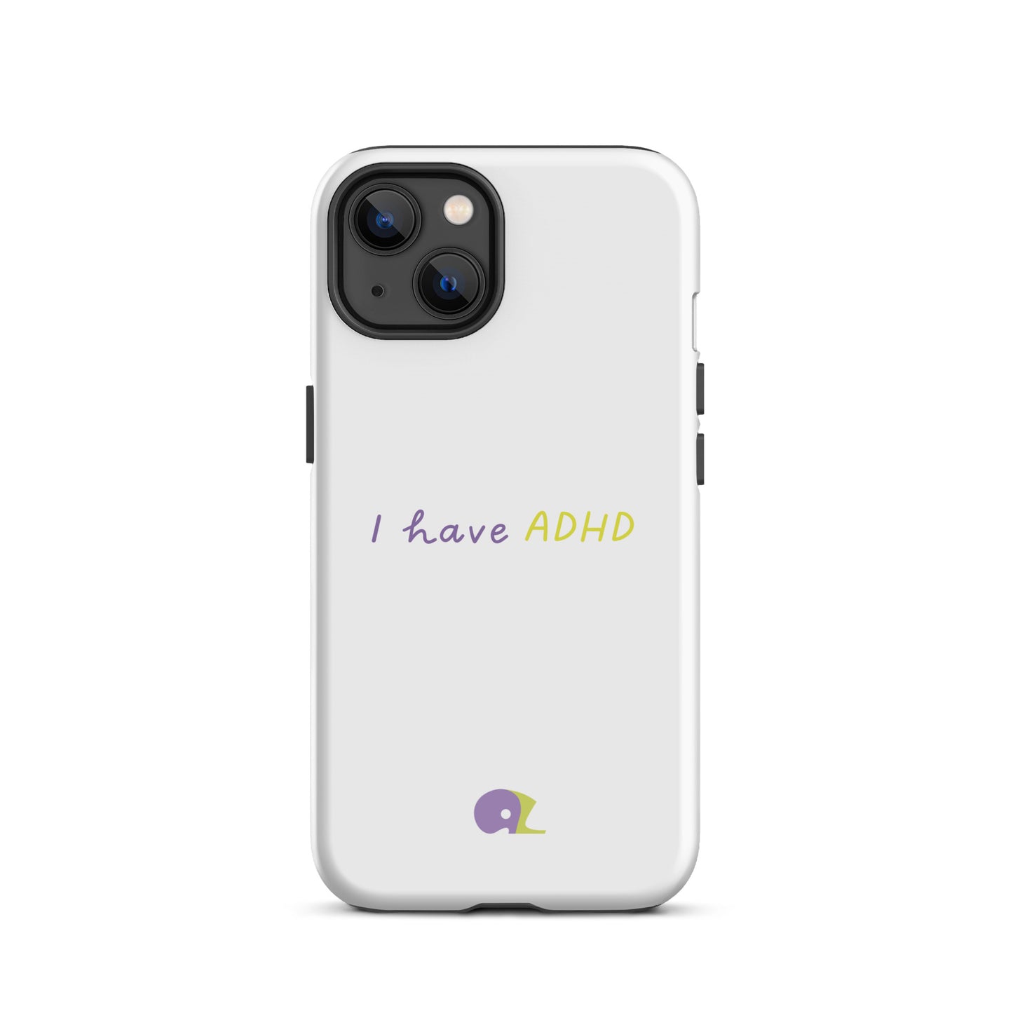 White matte AZ Tough Case for iPhone