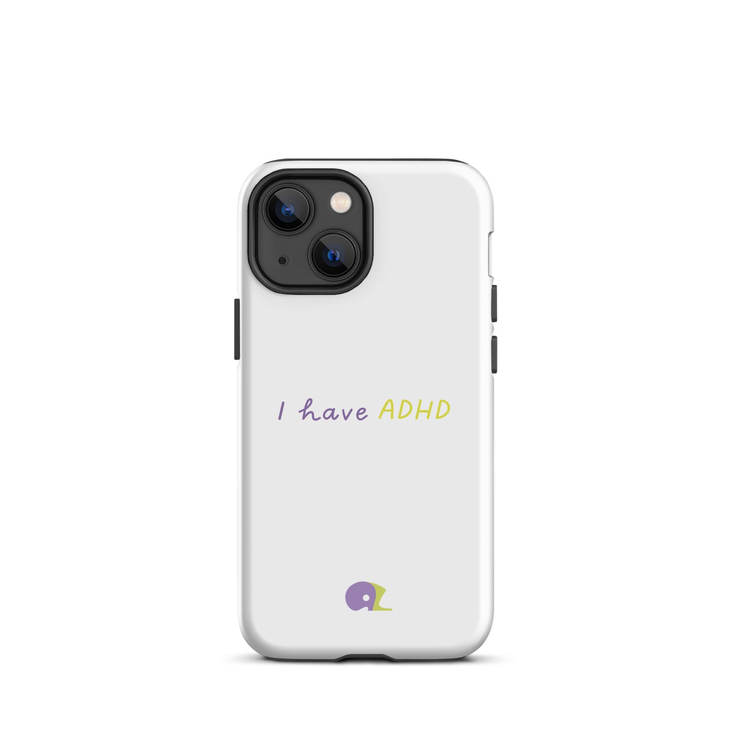 White matte AZ Tough Case for iPhone