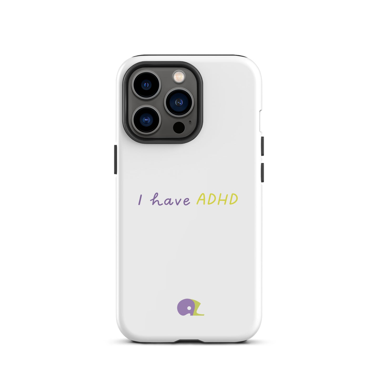 White matte AZ Tough Case for iPhone