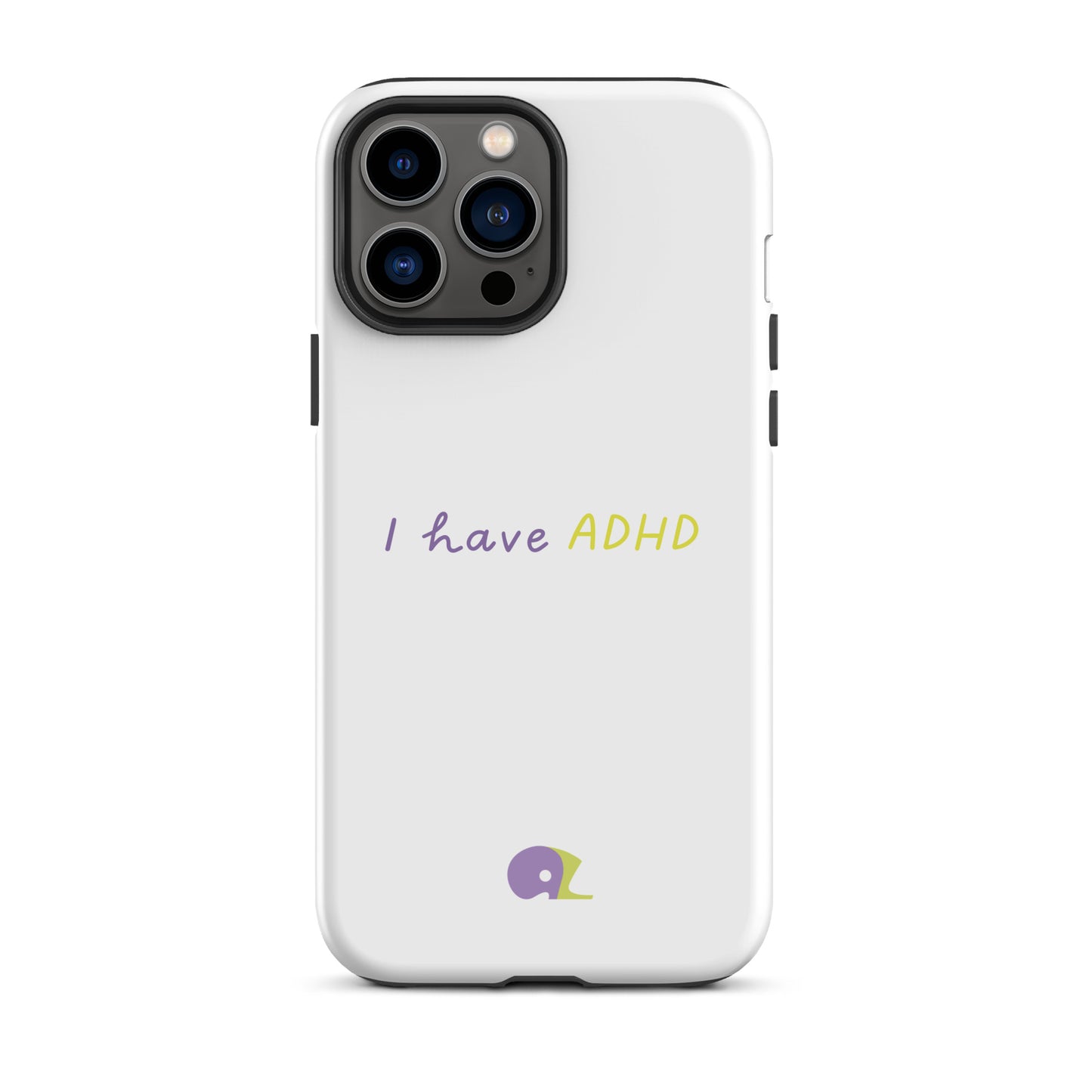 White matte AZ Tough Case for iPhone
