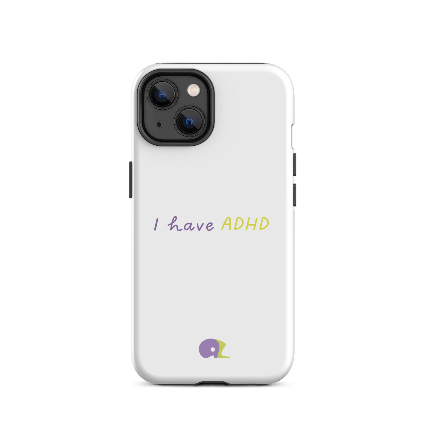 White matte AZ Tough Case for iPhone