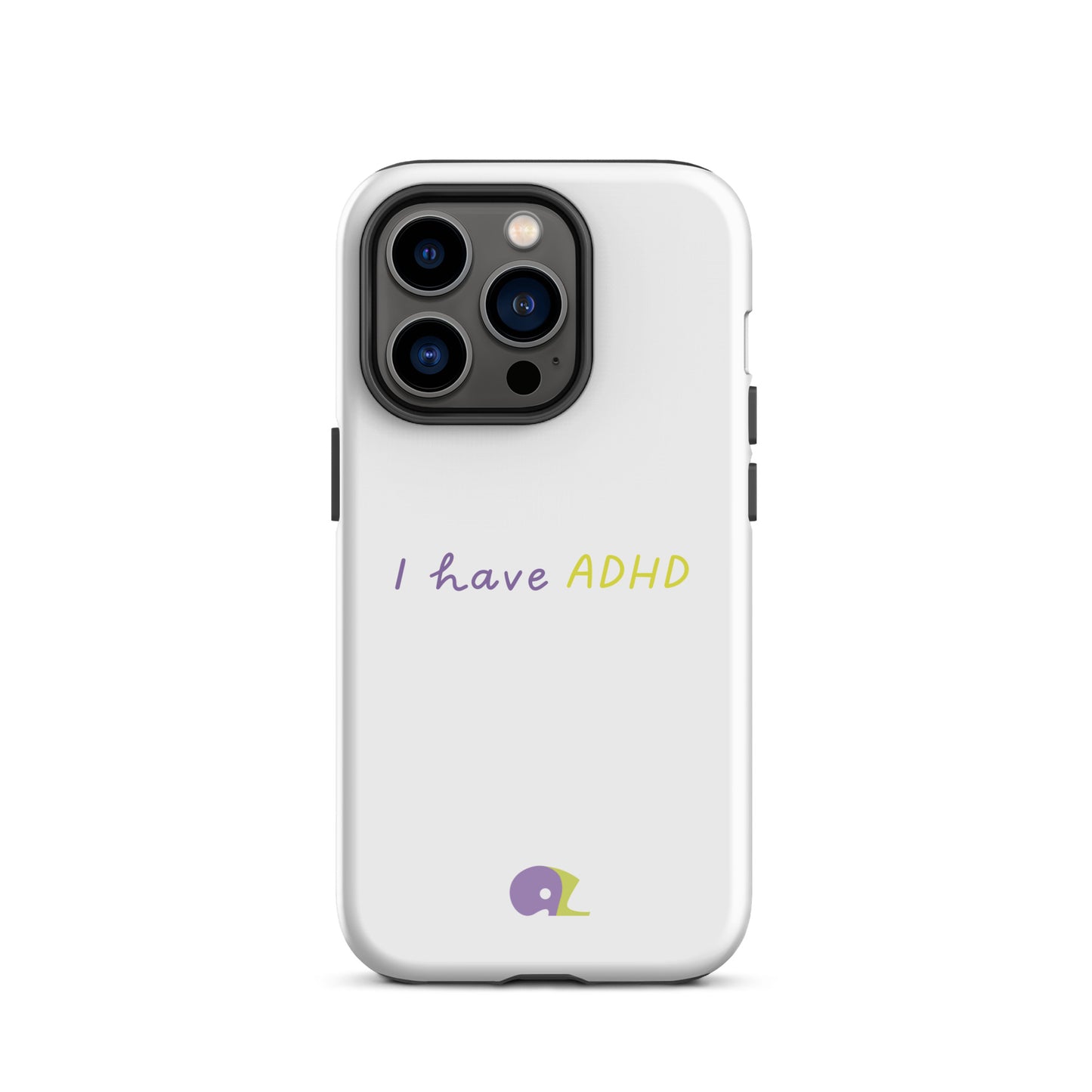 White matte AZ Tough Case for iPhone