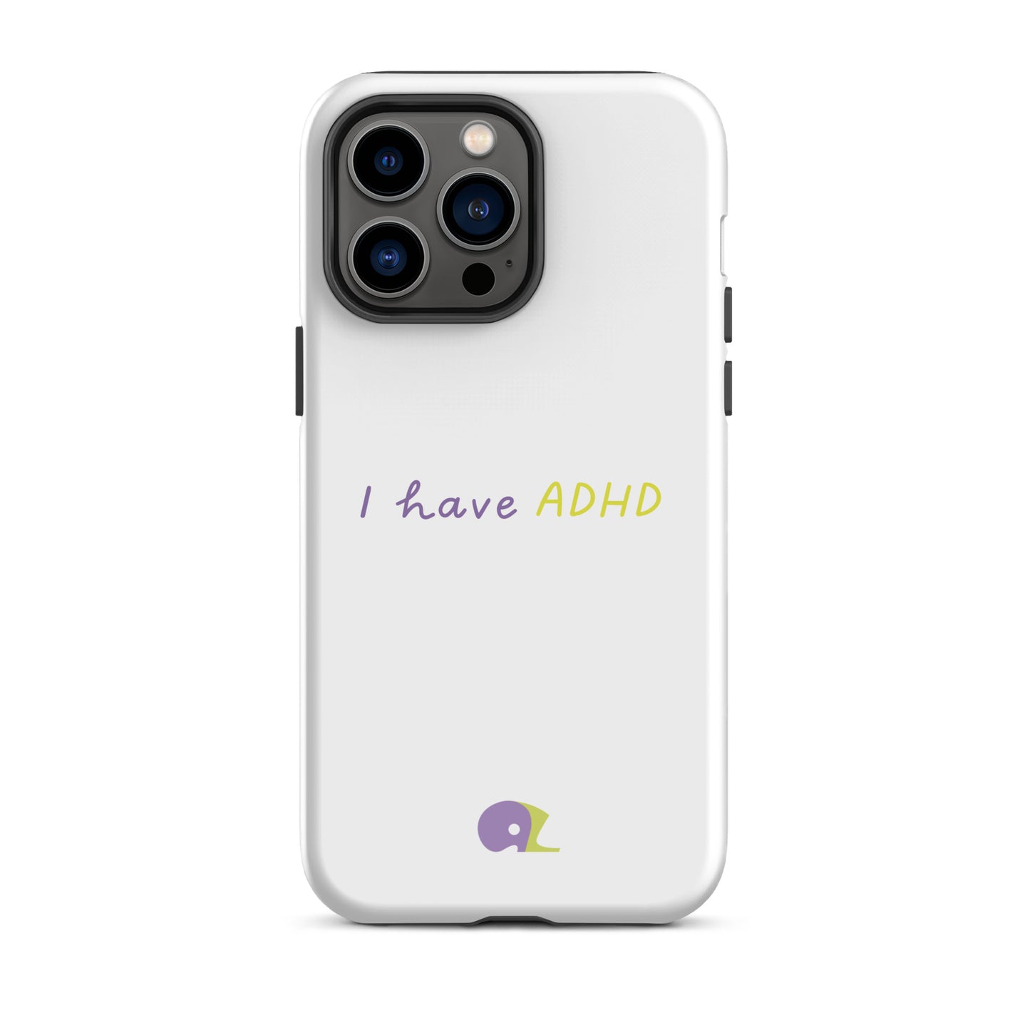 White matte AZ Tough Case for iPhone