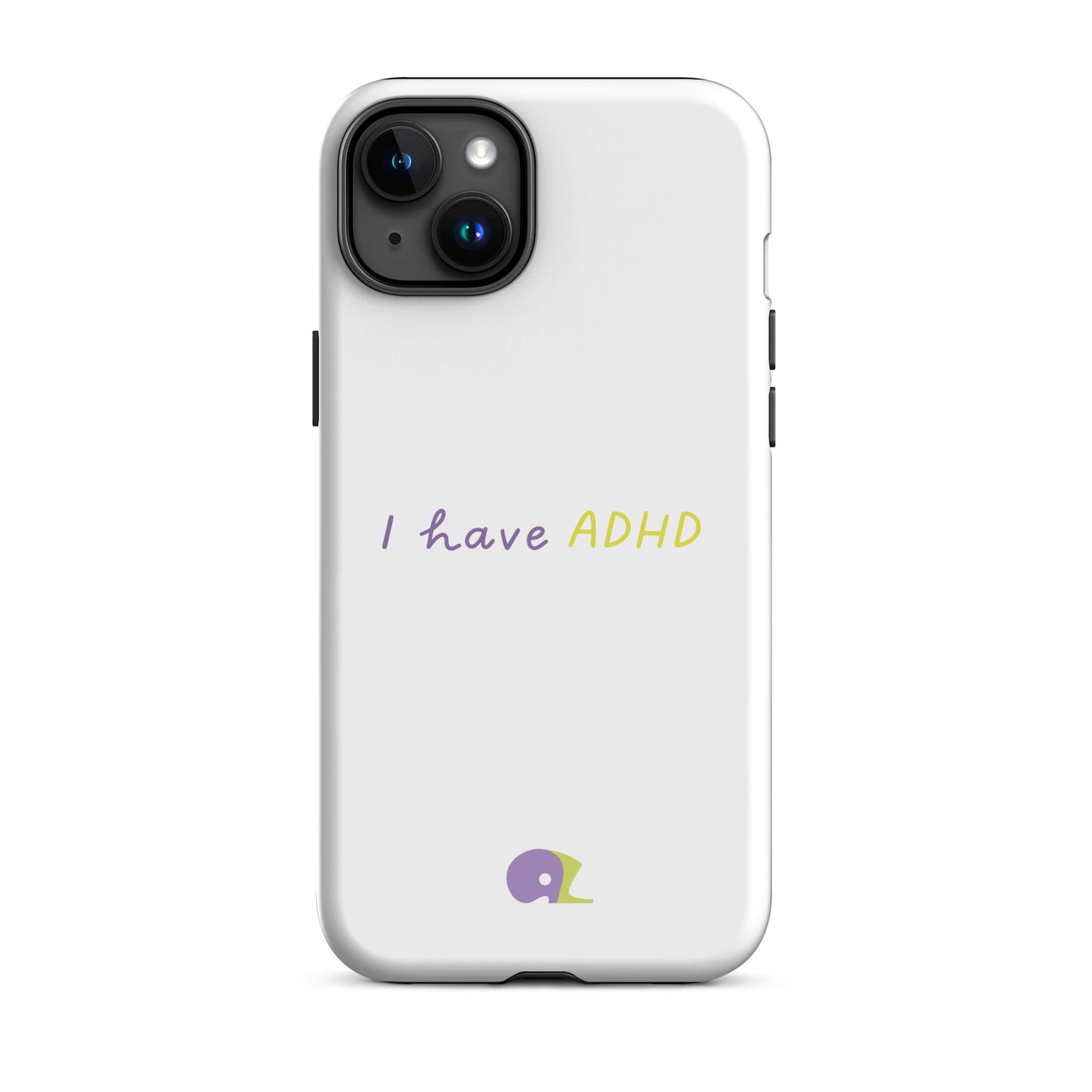White matte AZ Tough Case for iPhone