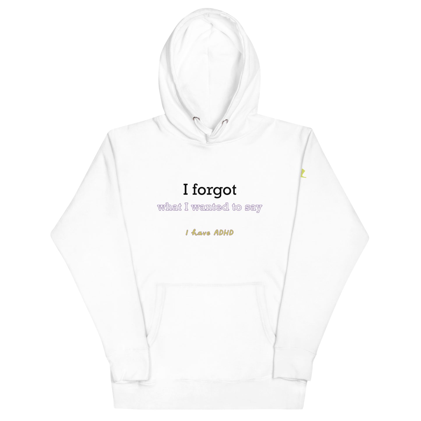 I forgot what I wanted to say