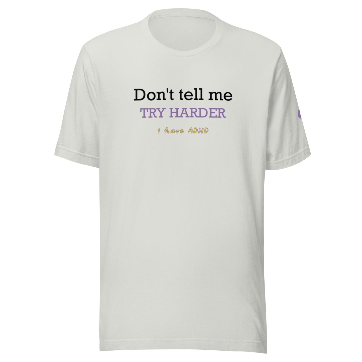 Don’t tell me TRY HARDER